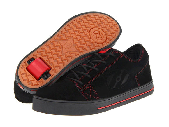 Men's Heelys Plush Black Red Sneakers Skate Shoes (9)