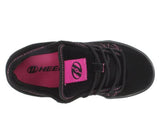 Heelys Plush Black Pink Sneakers Skate Shoes #7933 (8)
