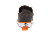 Men's Heelys Plush Gray Grey Orange Sneakers Skate Shoes #7931