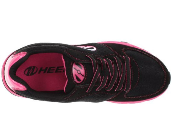 Heelys Juke Pink Black Roller Skate Shoes Sneakers Unisex 9 Women's 10 #7961