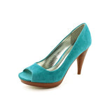 Style & Co Celine Womens Open Toe Suede Pumps Heels Shoes