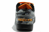 Heelys Boy's Straight Up Fashion Skate Sneakers Shoes (6 - Big Kid, Grey-Orange Camo)