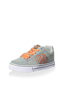 Adult's Heelys Motion Gray-Orange Skate Shoes Size 8 HSY703