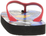 DC Comics Superman FP Flip Flop (Toddler-Little Kid-Big Kid),Blue-Red,10 M US Toddler