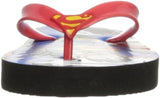 DC Comics Superman FP Flip Flop (Toddler-Little Kid-Big Kid),Blue-Red,10 M US Toddler