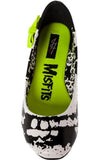 Iron Fist Women's Misfits Skull Flats 8 Black-White