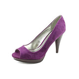 Style & Co Celine Womens Peep Toe Suede Platforms Heels Shoes
