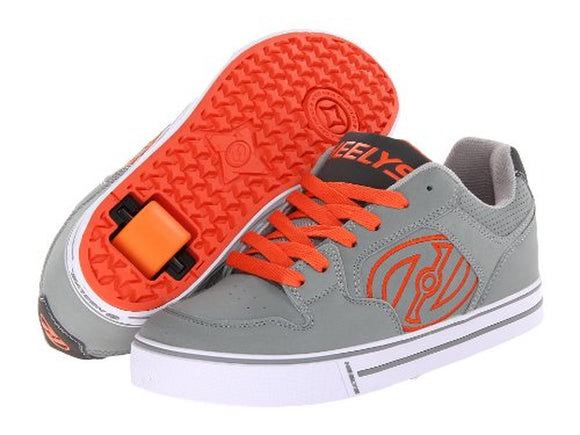 Heelys Motion Skate Shoe- Grey-Orange