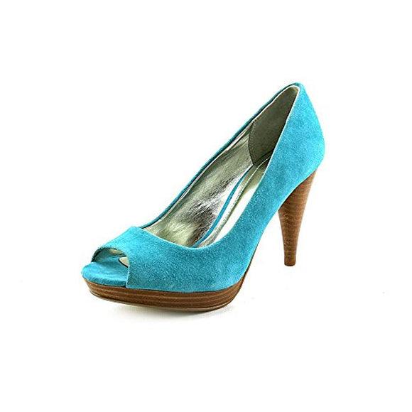 Style & Co Celine Womens Open Toe Suede Pumps Heels Shoes