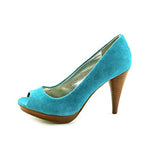 Style & Co Celine Womens Open Toe Suede Pumps Heels Shoes