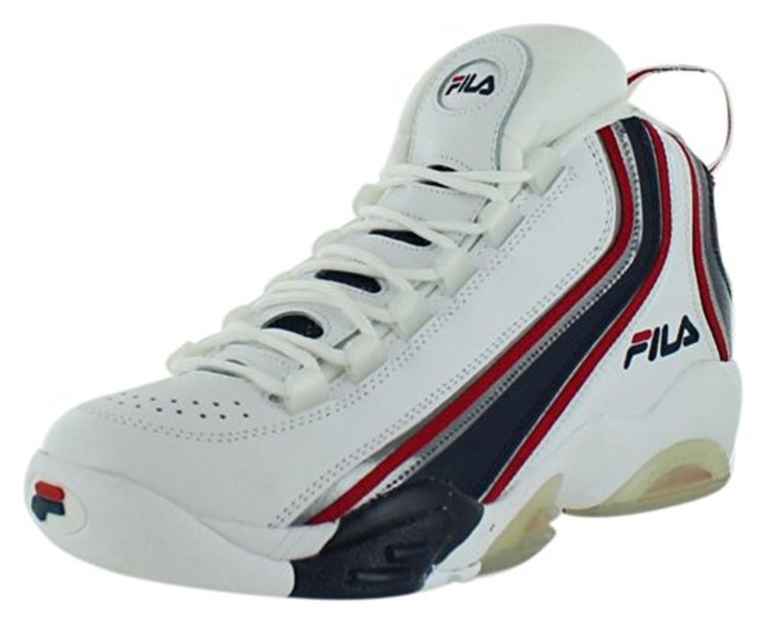 Fila Stack Men's Basketball Sneakers Jerry Stackhouse White Size