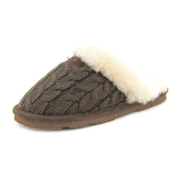 BEARPAW Women's Effie Mule, Charcoal, 8 M US