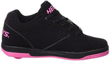 Heelys Propel Skate Shoe (Toddler-Little Kid-Big Kid), Black-Pink, 8 M US Big Kid