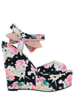 Iron Fist Buns N Roses Platform Wedge - Black
