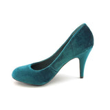 American Rag Teal Velvet Women's Shoes 8M Pumps Classics Heels