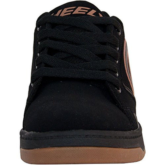 Heelys Propel Boy's Shoe - Black- Gum Size 4C