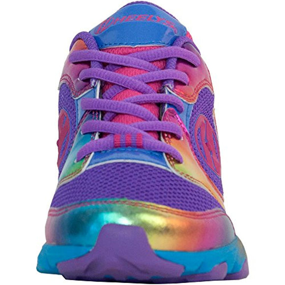 Heelys Race Girl's Shoe - Black- Rainbow