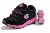 Heelys Girl's Juke Fashion Skate Sneakers Black-Pink Shoes