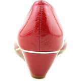 Alfani Women's Cammi Synthetic Peep Toe Wedge Pump