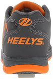 Heelys Propel Skate Shoe (Toddler-Little Kid-Big Kid), Grey-Orange, 4 M US Big Kid