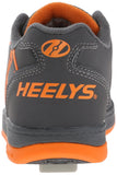 Heelys Propel Skate Shoe (Toddler-Little Kid-Big Kid), Grey-Orange, 8 M US Big Kid