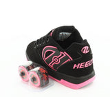 Heelys Girls Propel Black-Pink Sneaker - 13