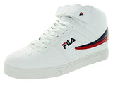 Fila Men's Vulc 13 White-Navy-Red Mid-Top Sneaker