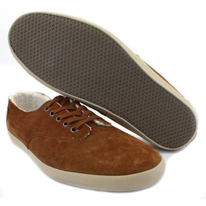 Vans E-Street Fleece Dachshund Brown Shoes Sneakers Women's Size 8