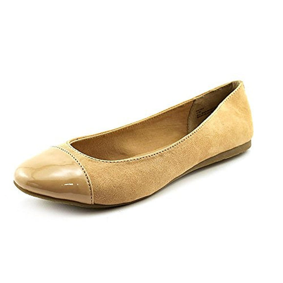 American Rag Petra Womens Size 11 Nude Faux Suede Flats Shoes
