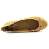 American Rag Petra Womens Size 11 Nude Faux Suede Flats Shoes
