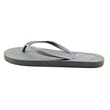 143 Girl Women Zada Thong Sandals, Grey, Size 8.0