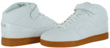 Fila Men's Vulc 13 White-Silver-Gum High Top Fashion Sneakers, 12 D(M) US