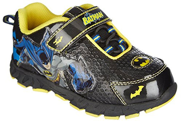 DC Comics Batman Children's Athletic Shoes Light-up Black-blue & Yellow