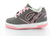 Heelys Girls Propel 2.0 Grey-Pink Sneaker - 6