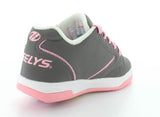 Heelys Girls Propel 2.0 Grey-Pink Sneaker - 6
