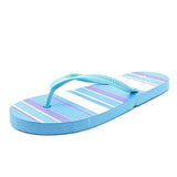 143 Girl Women Zada Thong Sandals, Blue, Size 5.0