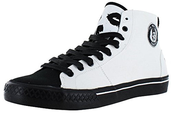 Iron Fist Misfits Hi Top Men's Skate Sneakers Shoes White Size 9