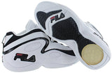 Fila Men's 97 White-Black-Filared Hightop Basketball Shoes (9)
