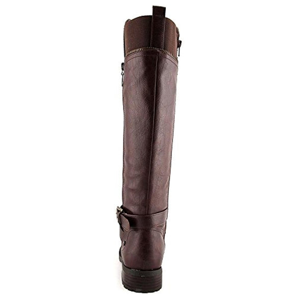 G by GUESS Halsey Knee-High Riding Boots - Dark Brown, 10 M US