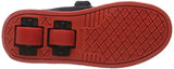 Heelys Kids' Spiffy Black-Red-Flames Canvas Sneaker