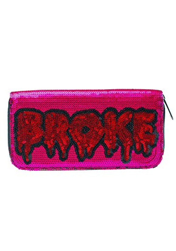 Iron Fist Women's Black Dead Broke Wallet Bag Size: OS One Size