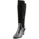Alfani Women's Careeni Wide Calf Round Toe Leather Knee High Boot US
