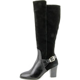 Alfani Women's Careeni Wide Calf Round Toe Leather Knee High Boot US