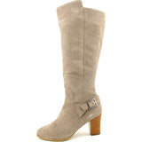 Alfani Women's Careeni Wide Calf Round Toe Leather Knee High Boot US