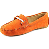 Lauren Ralph Lauren Women's Caliana Slip-On Loafer, Orange, Size 6.0
