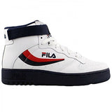 Fila Men's FX-100 Fashion White-Navy-Red High-Top Sneakers Shoes