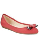 Bar III Penguin Bow Flats Red Shoes Size 5.5