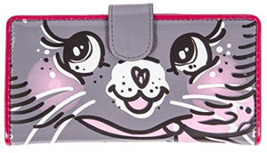 Iron Fist - Womens Very Pussy Cat Wallet Bag, Size: O-S, Color: Grey