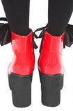 Iron Fist - Womens Bat Wing Patent Boot