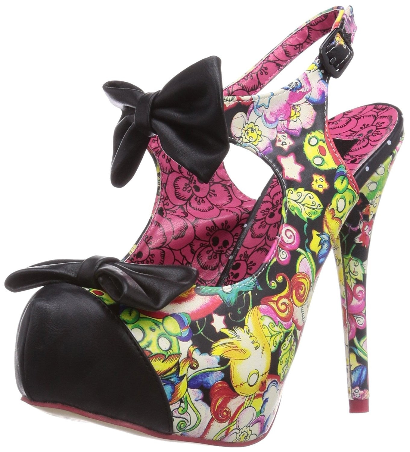 Iron Fist Over the Rainbow Platform Heels Multi Shoes Sandals Pumps ...